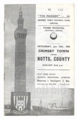 1961/62 Division 3 - GRIMSBY TOWN v. NOTTS COUNTY - Image 1 of 2