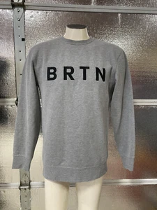 Sudadera Burton Snowboards - Para Hombre Pequeña - Pullover Cuello Redondo - Gris - Imagen 1 de 6