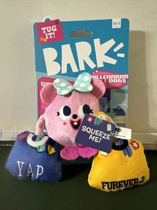 BARK Molly Mall Rat Plush Squeaker Dog Toy (Millennium Mall Dogs) Bark box! NEW! - Picture 1 of 15