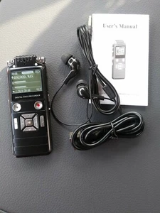 Voice Activated Mini Spy Digital Sound Audio Recorder Dictaphone MP3 Player 8GB - Picture 1 of 3
