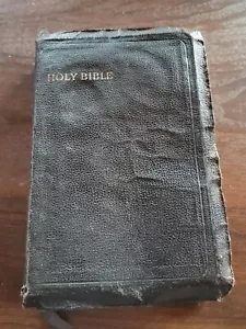 Holy Bible King James Version Vintage Presented Brandy Camp Sunday School 1943 - Picture 1 of 6