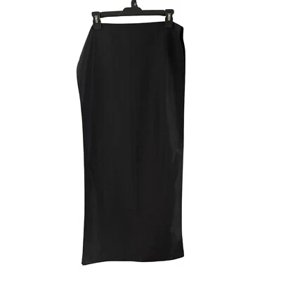 Corredor de Mesa 76 In X 18 In Negro Poliéster Textura Satinada Banquete Fiesta Decoración Foto 1 de 4