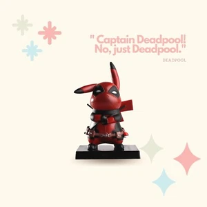 Marvel Action Figures | Pikachu Cosplay Dead Pool or Hulk Figure | Marvel - Picture 1 of 1