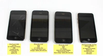 Apple iPod / iPhone - Lotto di 4 ~ Per ricambi o riparazioni - Immagine 1 di 2