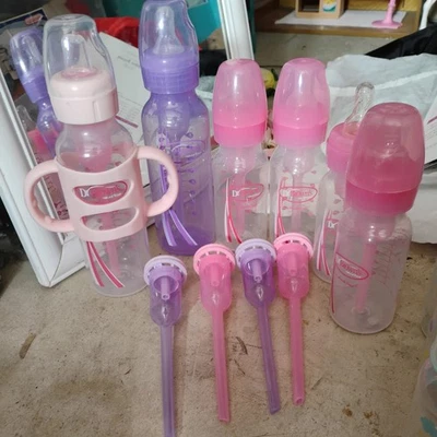 Dr. Brown's Natural Flow AntiColic #6 Rosa/Púrpura  Foto 1 de 4