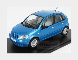 1:24 EDICOLA Citroen C3 Exclusive 2002 Light Blue ABCIT032 - Foto 1 di 2