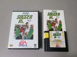 FIFA Soccer 1995 Sega Genesis CIB komplett mit Handbuch getestet  - Bild 1 von 7