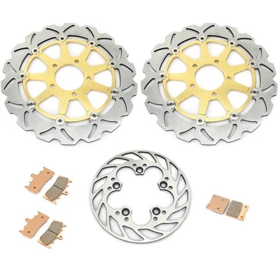 Front Rear Brake Rotors Pads For Suzuki TL 1000 R 1998-2003 GSX-R 750 1996-1999 Foto 1 de 4