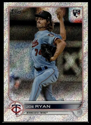 2022 Topps #390 Joe Ryan Foilboard Retail #/875 RC - Image 1 of 2