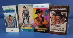 Crocodile Dundee, Crocodile Dundee 2 & Dundee In Los Angeles, Lightning Jack VHS - Picture 1 of 21