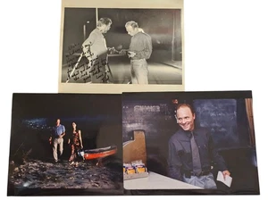 (3) Fotos del set de películas de Ed Harris - Una está firmada e inscrita al miembro del equipo "Nick" - Imagen 1 de 2