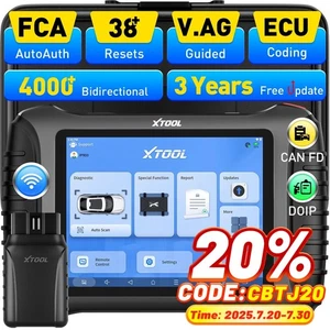 XTOOL IP900BT Bi-directional Scanner Full Diagnostic ECU Coding Key Programming - Picture 1 of 13