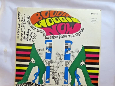 Rock King & Dave Elliott Boogie Woogie NOW SISTER KATE LP # 802 NEAR MINT SIGNED - Image 1 of 3