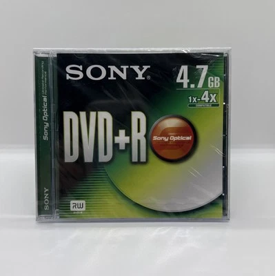 Set of 10 x Sony DVD+RW 4.7GB 120min Discs Sony Optical Plastic Sealed - Image 1 of 4