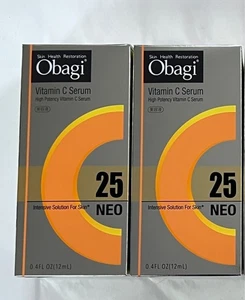 Suero facial Obagi C25 Neo Beauty 12 ml x 2 restauración de la piel de alto rendimiento Vit C - Imagen 1 de 3