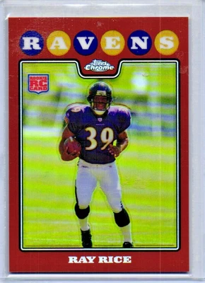 2008 Topps Chrome Copper Refractor #TC187 Ray Rice Ravens /425 RC - Image 1 of 2