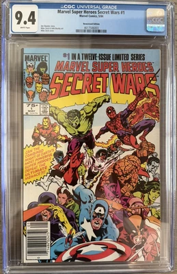 Marvel Super Heroes Secret Wars #1 (1984) CGC 9.4 WP - Zeck Cover - Image 1 of 3