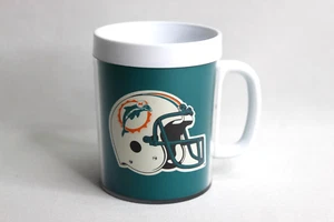 VTG Miami Dolphins NFL Football Coffee Cup/Mug Thermo-Serv Made in USA - Picture 1 of 8