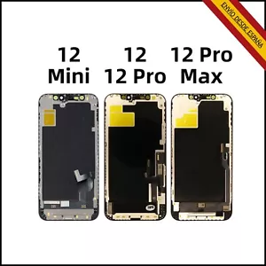 Pantalla LCD y OLED Táctil Para iPhone 12 Mini, 12, 12 PRO, 12 PRO MAX Negro - Imagen 1 de 2