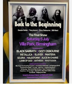 Black Sabbath Back To The Beginning The Final Show Villa Park Birmingham 5 de julio - Imagen 1 de 6