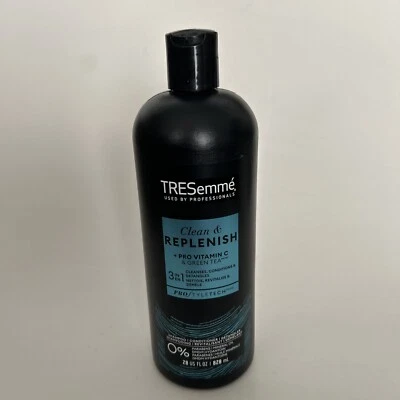TRESemme 3 in 1Clean and Replenish Green Tea Shampoo Conditioner Detangler 28 oz - Image 1 of 2