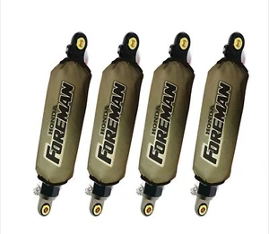 Green Shock Covers Honda Fourtrax Foreman Rincon Rubicon ATV Set of 4 - Foto 1 di 9