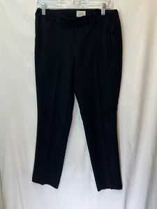 Aritzia Wilfred Women’s Pullon Black Elastic Waist Trouser Dress Pants Size 4 - Picture 1 of 3