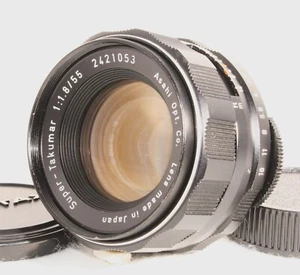 [Exc+5] Pentax Super-Takumar 55 mm f/1.8 MF Standardobjektiv M42-Mount aus Japan - Bild 1 von 13