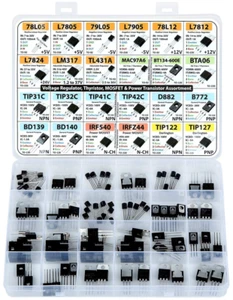 Power Transistor, Mosfet, Thyristor and Voltage Regulator Assortment Kit, 82 pcs - Picture 1 of 4
