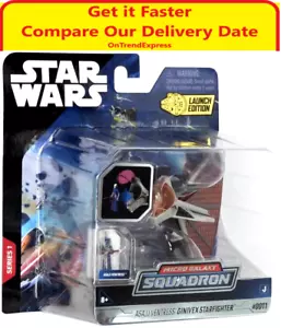 STAR WARS Micro Galaxy Squadron 3" Vehicle & Figure Asajj Ventress's Ginivex - Picture 1 of 11