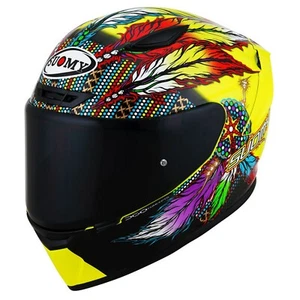 Suomy Track-1 Chieftain Motorcycle Helmet Yellow - Picture 1 of 7