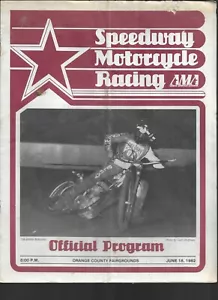 AMA SPEEDWAY MOTO DA CORSA, ORANGE COUNTY FAIRGROUNDS, PROGRAMMA 1982 - Foto 1 di 2