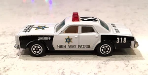 VINTAGE Yatming Dodge Sheriff Highway Patrol Diecast 1/64 No. 1031 Thailand - Picture 1 of 6