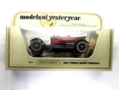 MATCHBOX MODELS OF YESTERYEAR, 1914 Prince Henry Vauxhall Y-2. - Image 1 of 4