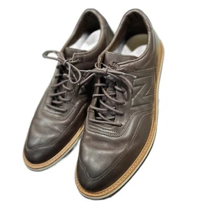 New Balance Shoes Mens 12.5 4E 1100v1 Md1100LB Leather Oxford Sneakers Brown EUC - Picture 1 of 8