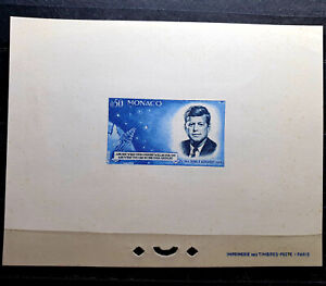 Monaco 1964 Delux Imperf - Kennedy Anniv - MNH - Full Issue - YT €500.00