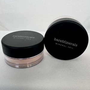 BareMinerals Original Mineral Veil Loose Powder Translucent Travel Size 2g QTY 2 - Picture 1 of 5