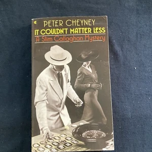 BOOK It Couldn't Matter Less Peter Cheyney Vintage Paperback 1989 Slim*Callaghan - Bild 1 von 11