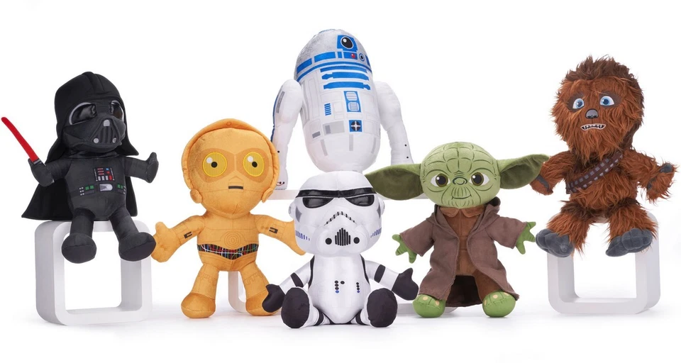 NUOVO UFFICIALE 12" STAR WARS PELUCHE MORBIDO GIOCATTOLI STORM TROOPER YODA CHEWY CP30