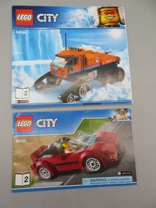 LEGO 2 Manuals Lego City 60194 Arctic Scout Truck & 60138 High Speed Chase - Picture 1 of 6