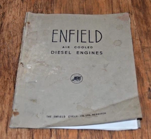 Enfield Cycle Co Company AIR COOLED DIESEL ENGINES booklet/ brochure Rare - Picture 1 of 13