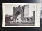 RPPC 1906 Erdbeben Postkarte Memorial Arch, Stanford Univ. Flagge abbrechen