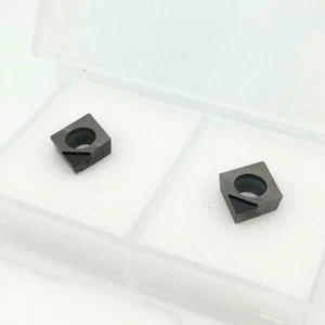 2pcs CCMT060202 PCD CNC  Carbide Inserts Polycrystalline Diamond Tools CCMT06 - Picture 1 of 5