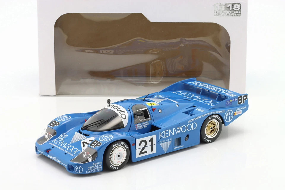 PORSCHE 956 LH N.21 LE MANS 1983 ANDRETTI-ANDRETTI-ALLIOT 1 18 Solido Auto Compe