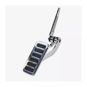 POLISHED ALUMINUM THROTTLE/GAS PEDAL FIREWALL MOUNT PN 8211,UNIVERSAL ADJUSTABLE - Foto 1 di 1