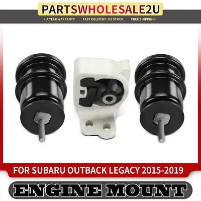 3x Montaje de motor para Subaru Outback Legacy 2015 2016 2017 2018 2019 H4 2,5 L Foto 1 de 4