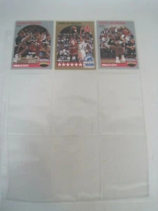 Lot of 3 San Antonio Spurs NBA Player Cards With Binder Sheet (David Robinson) - Picture 1 of 8