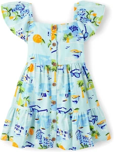 Girls' and Toddler Flutter Sleeve Dress - Picture 1 of 23
