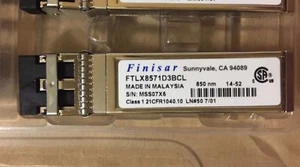 New Finisar FTLX8571D3BCL 850nm 10 GbE SR multimode SFP+ Transceiver - Picture 1 of 4