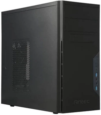 VSK3000E-U3_US SGCC Steel Black Mini Tower Case, Micro ATX - Image 1 of 4